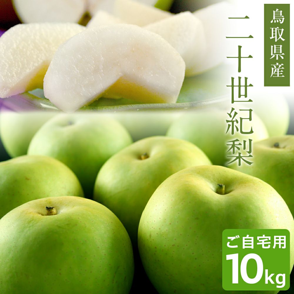 鳥取県産 二十世紀梨（20世紀梨）10kg詰（32玉前後入） 訳あり（ご自宅